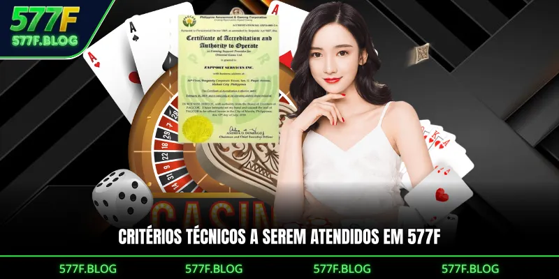 Critérios técnicos a serem atendidos em 577F